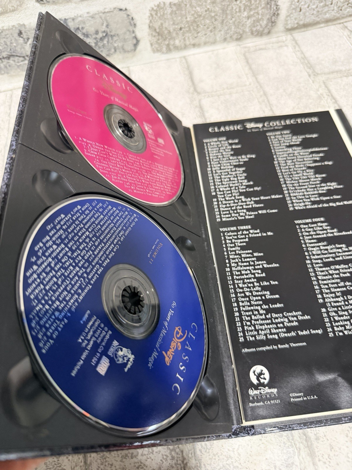 Classic Disney Collection: 4 CD Set with Lyric Book