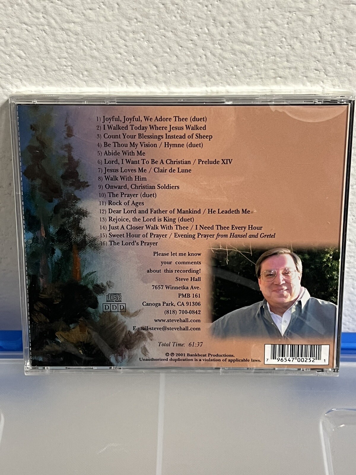 BRAND NEW FACTORY SEALED Steve Hall - Count Your Blessings - CD