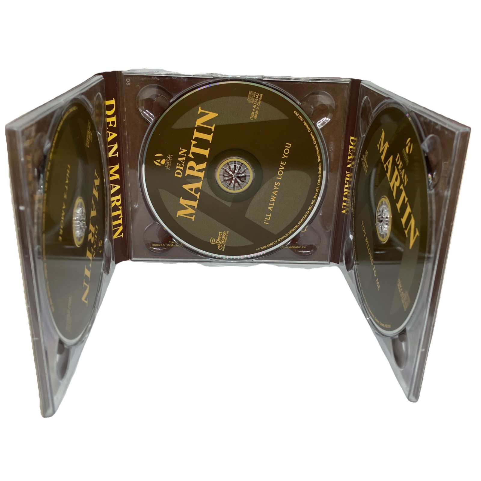 DEAN MARTIN 3 Music CD Set 2005 Original American Best Of Classic 1950’s 1960’s