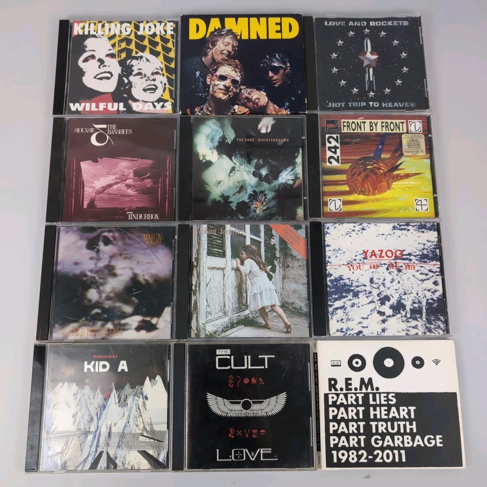 Post Punk Industrial Wave Rock CD Lot Killing Joke Front 242 Siouxsie Ministry