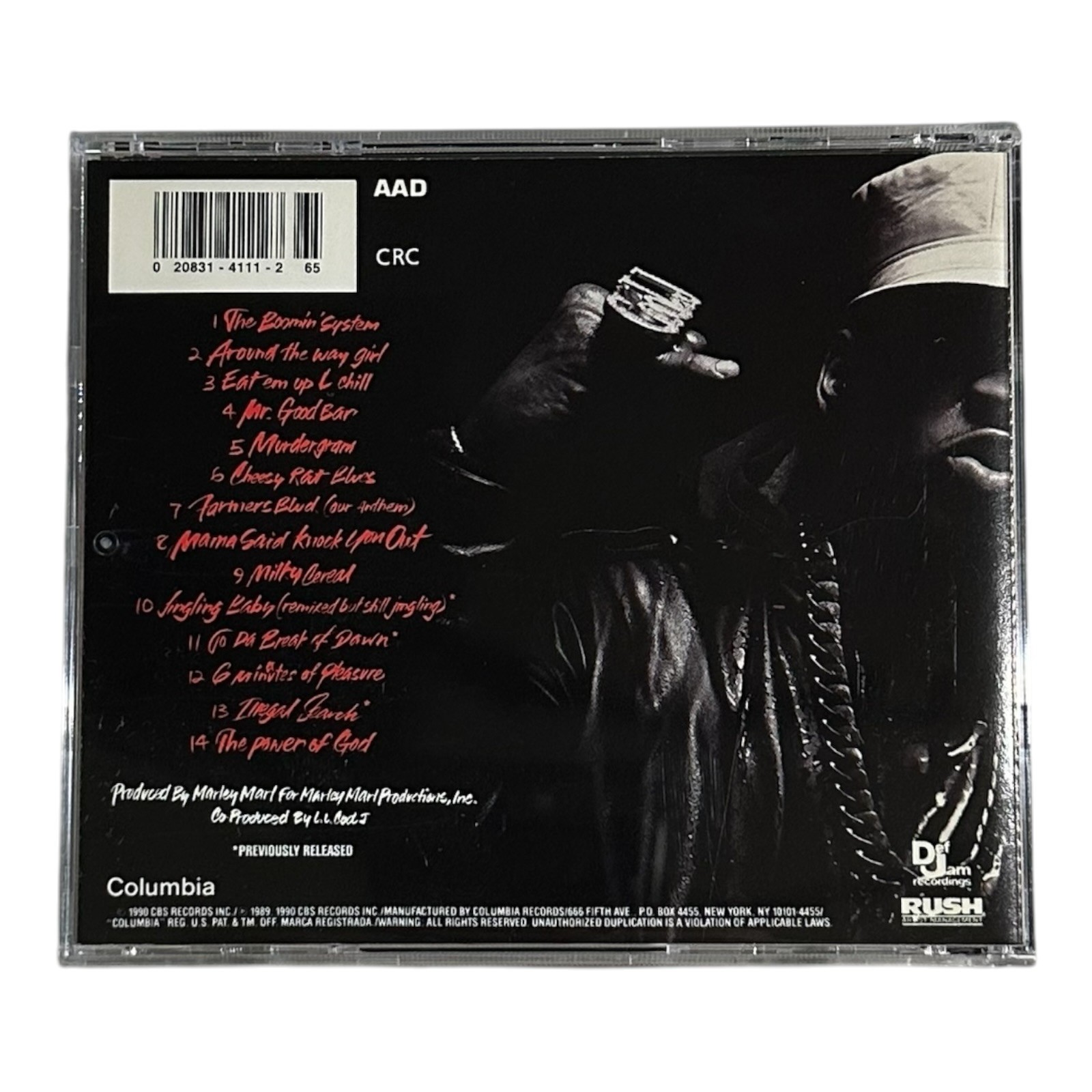 LL Cool J Mama Said Knock You Out CD 1990 Def Jam CRC Club Edition