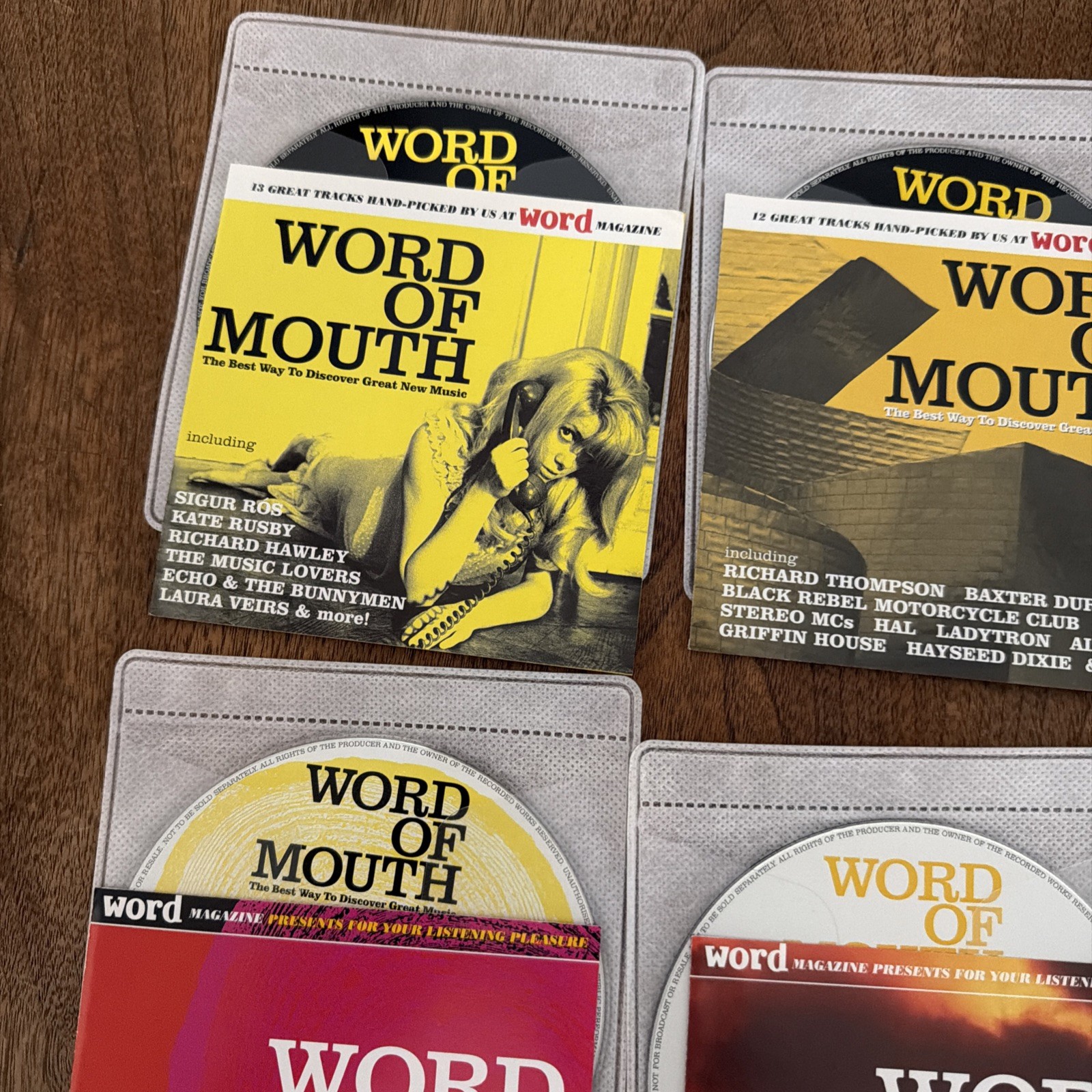 The Word Magazine WORD OF MOUTH 9 CD LOT Various Pop UK 2000s