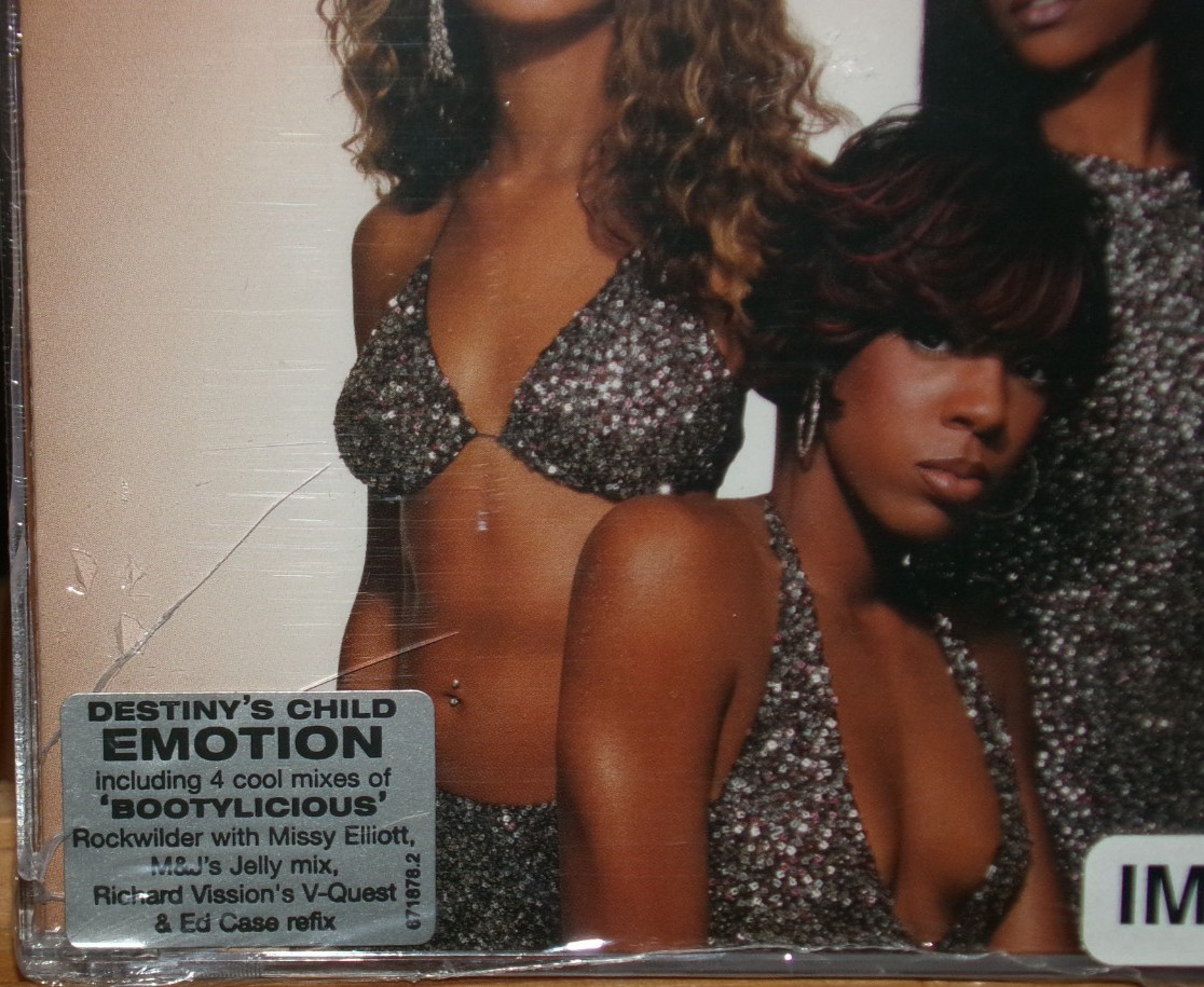 DESTINY'S CHILD EMOTION AUSTRALIA CD BOOTYLICIOUS SURVIVOR REMIXES