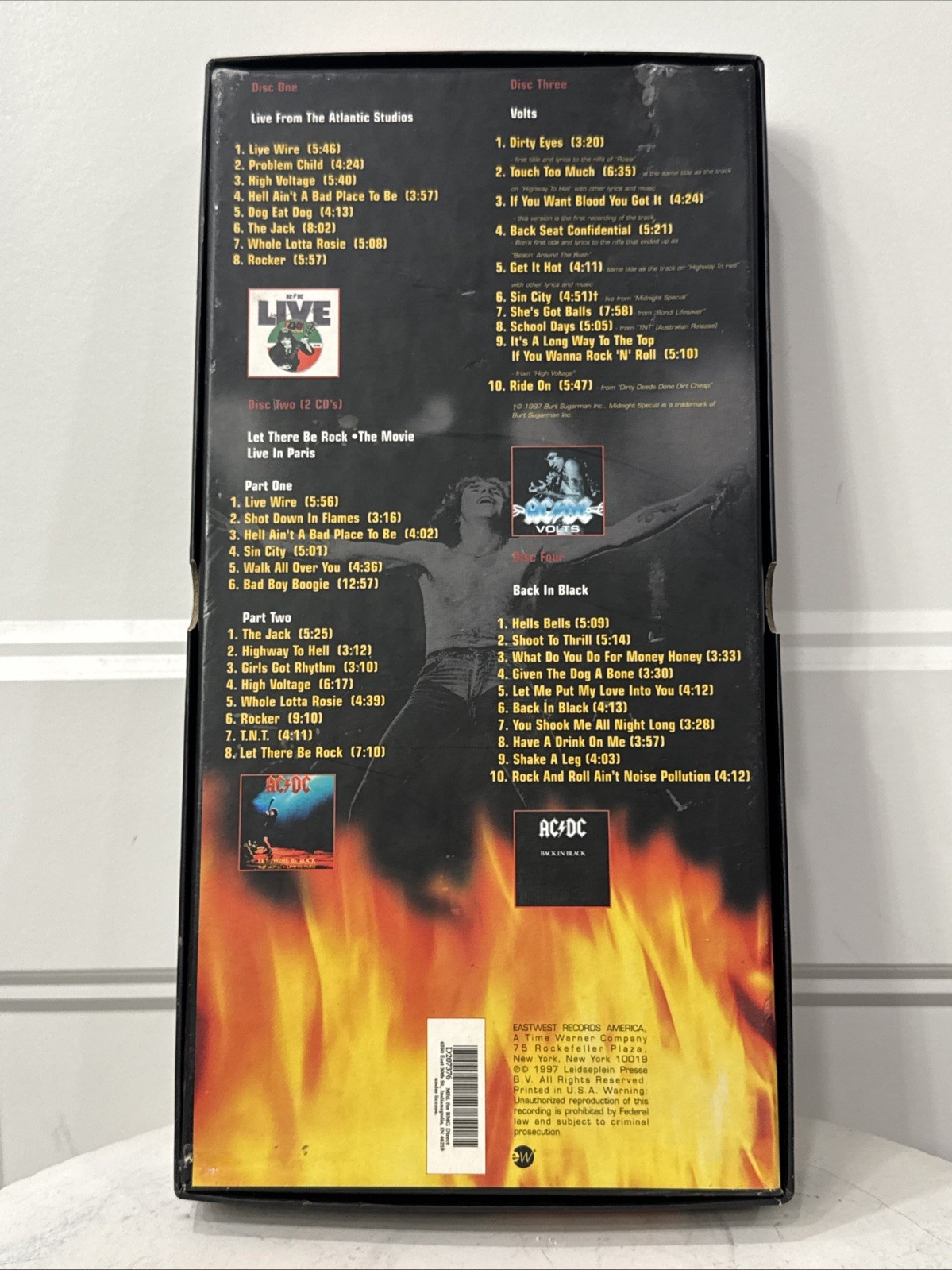 Bonfire by AC/DC (CD, 1997) Box Set 4 Discs, Book & Extras