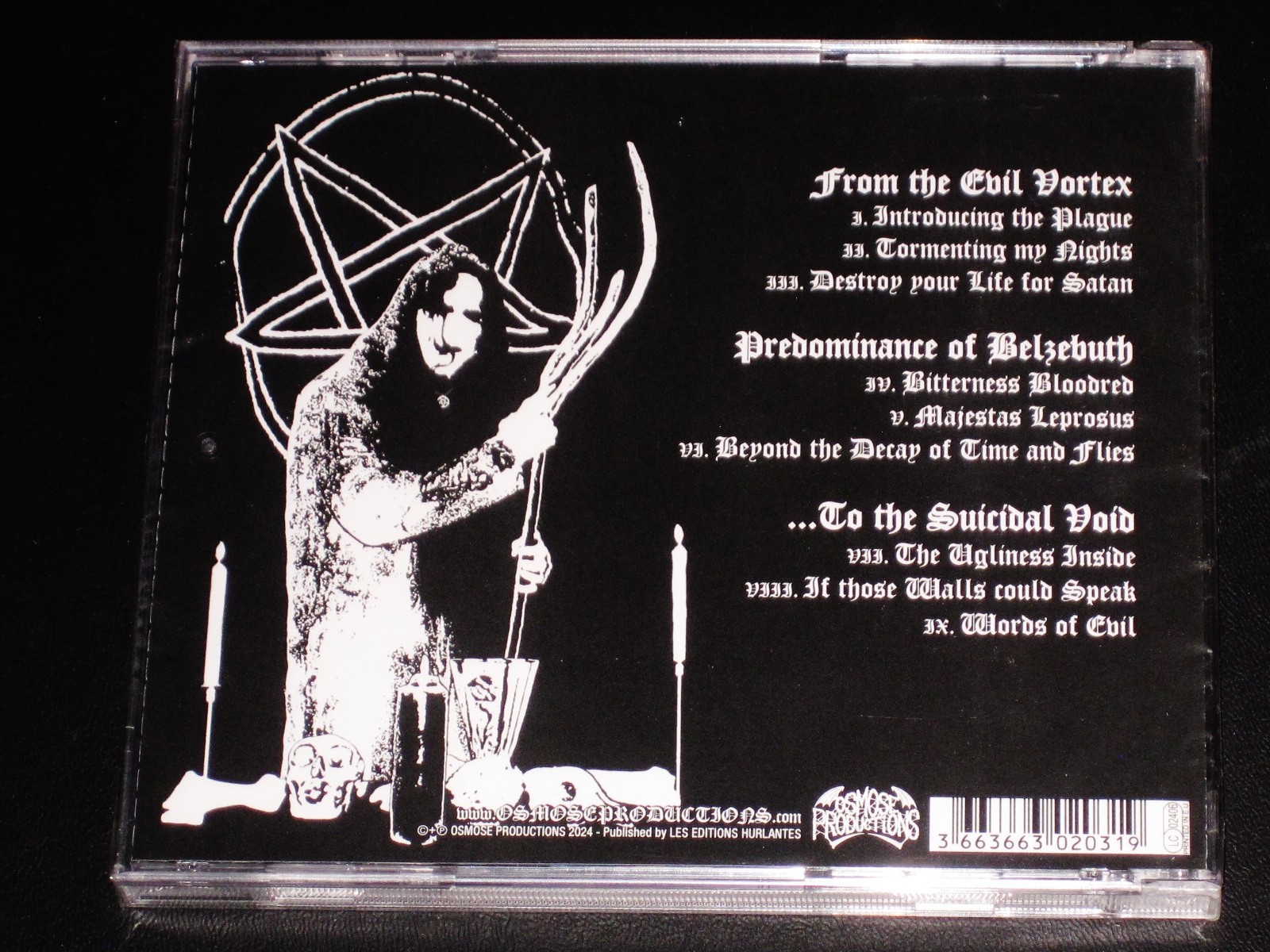 Mutiilation: Majestas Leprosus CD 2024 Osmose France OPMCD315 Jewel Case NEW
