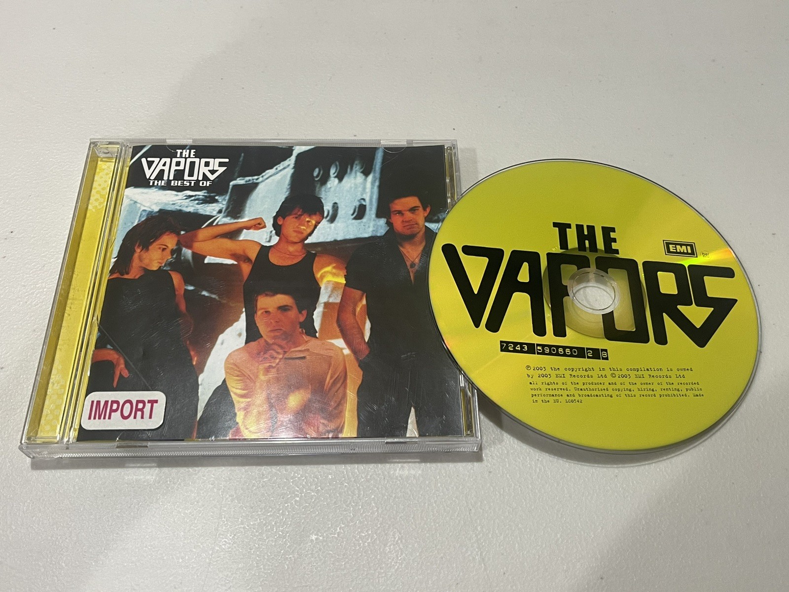 The Best Of The Vapors CD EMI 2003 Import