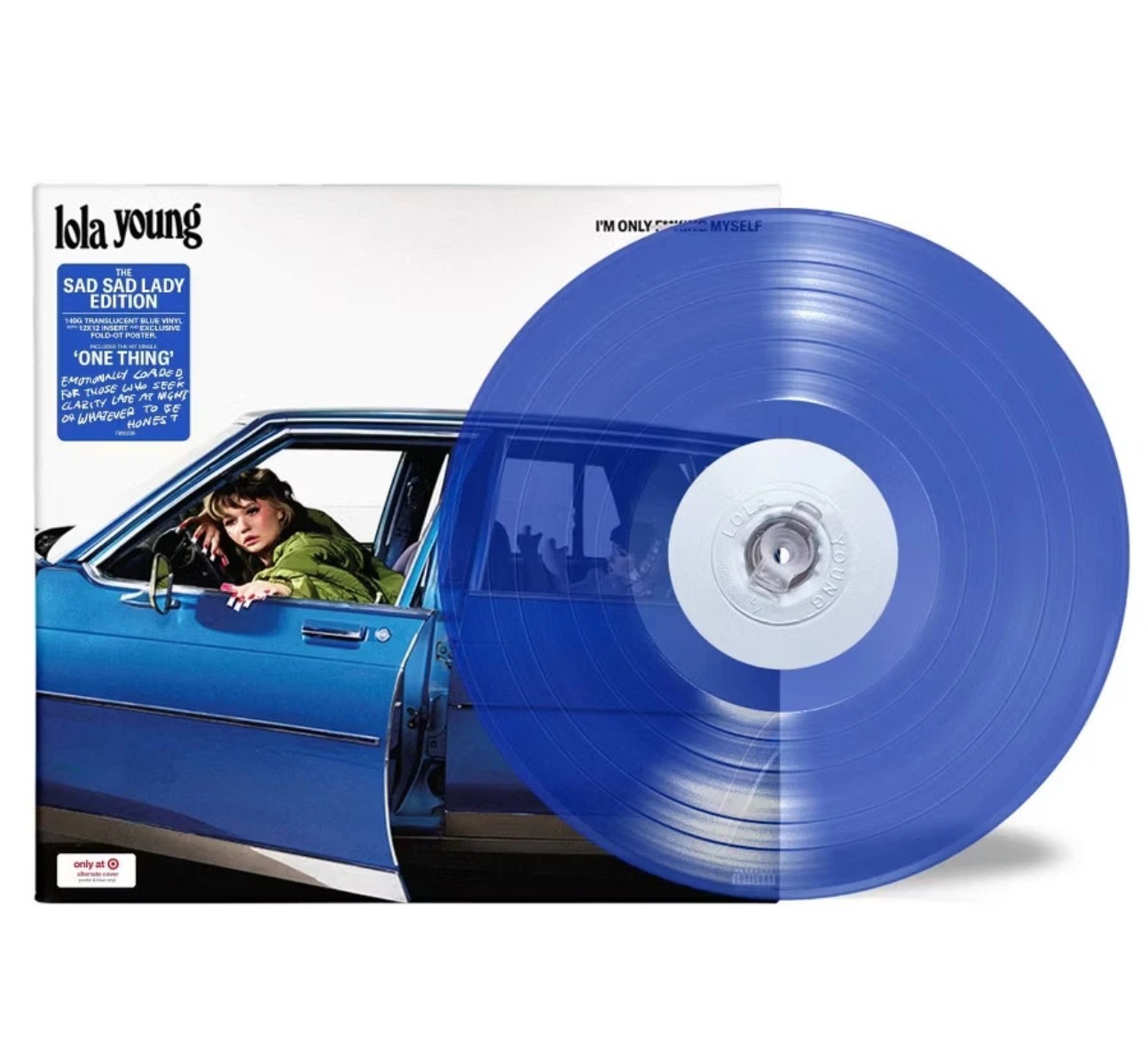 Lola Young I’m Only F**king Myself (The “Sad Sad Lady" Edition) Translucent Blue