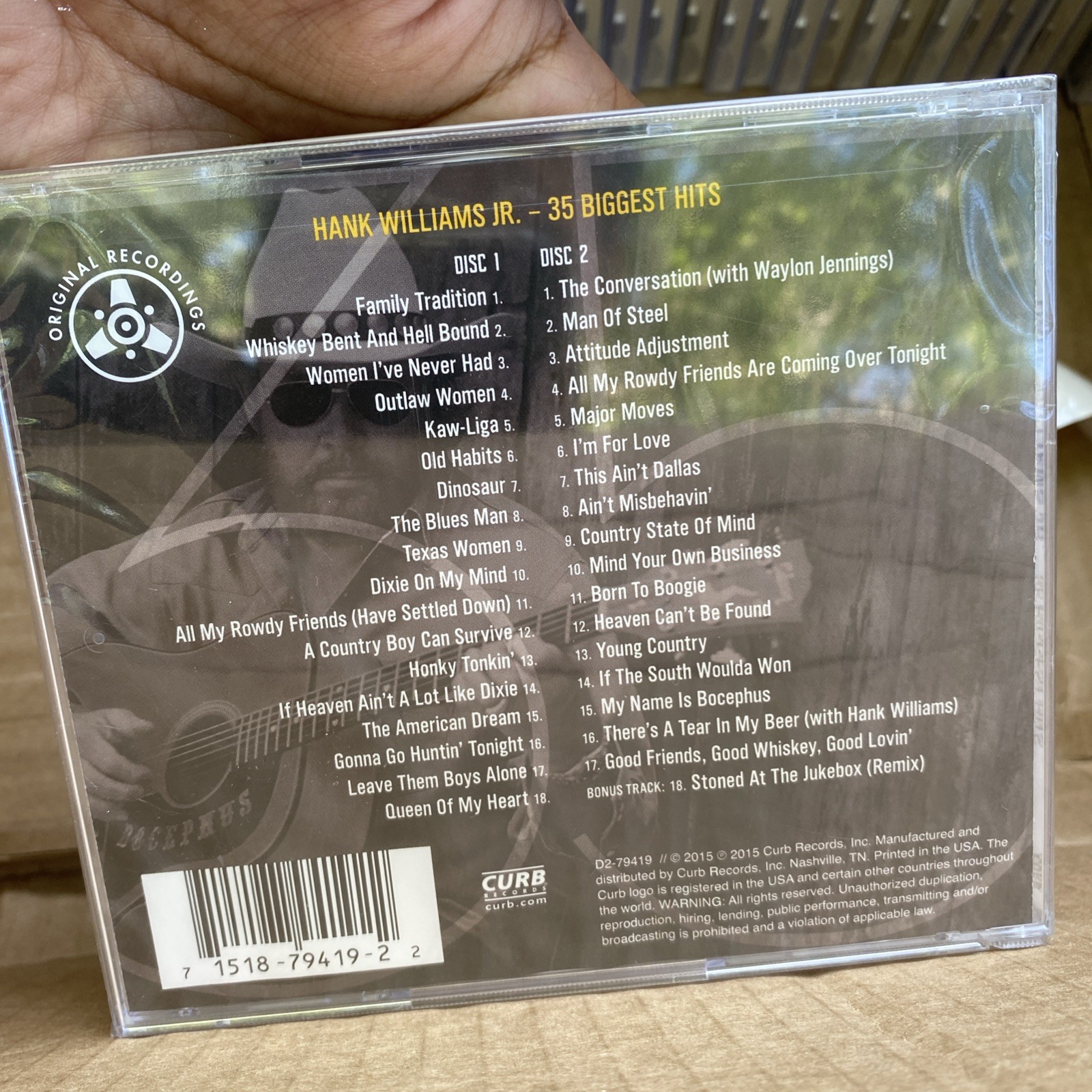 NEW! - Hank Williams Jr. - 35 Biggest Hits - 2/CD - Free Ship!