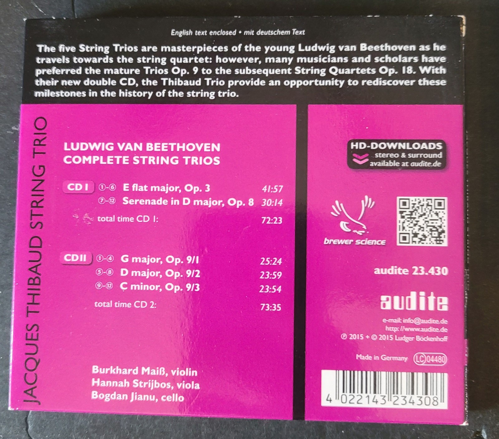 Classical Music CD Lot - Beethoven 10 Cds #1 Kempff Barenboim Backhaus Schnabel+