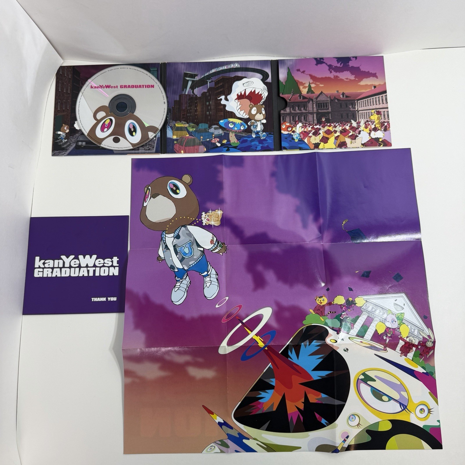 Graduation by Kanye West CD 2007 With Poster Excellent