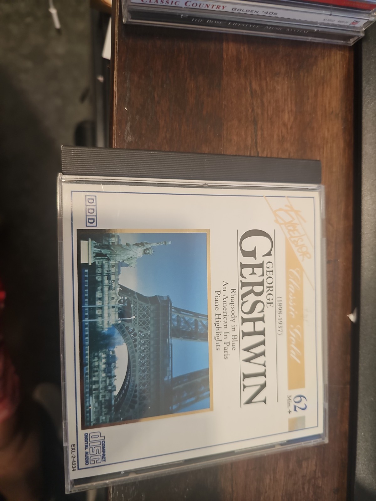 1993 George Gershwin Classic Gold CD Excelsior Classical VG+