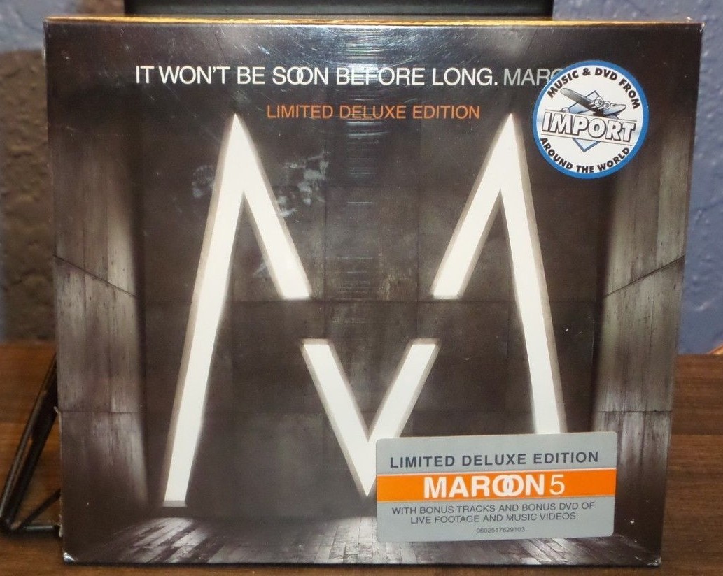 MAROON 5 IT WON'T BE SOON BEFORE LONG MALAYSIA CD & DVD DELUXE EDITION MAKES ME