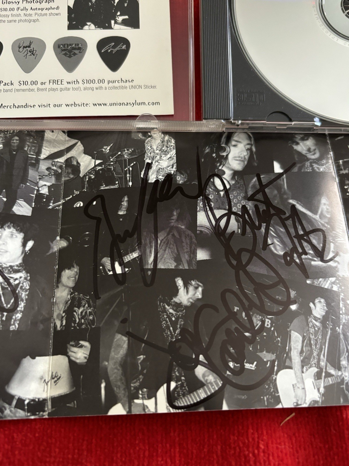 Union : Live In The Galaxy CD 1999 SIGNED by band MINT