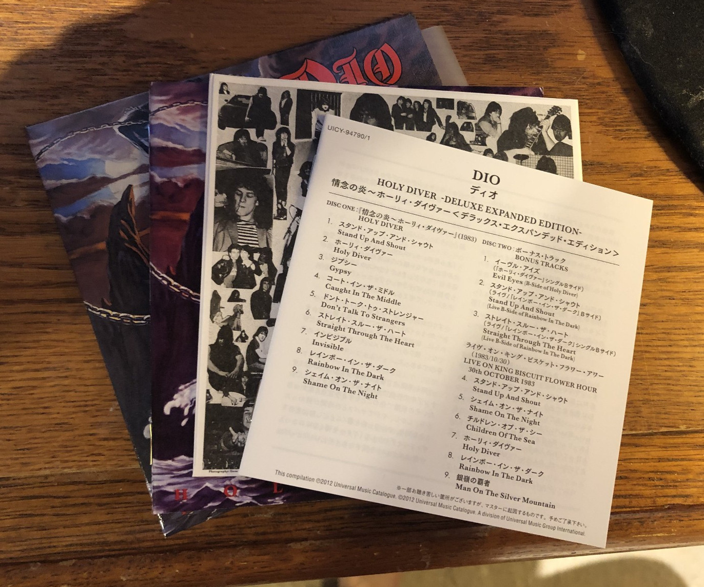 DIO - HOLY DIVER - Japan Mini LP DELUXE EDITION SHM - UICY-79345/6 - 2 CD SET!