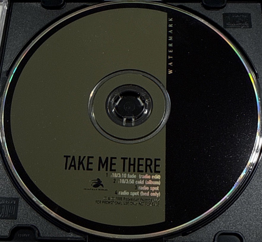 UNRELEASED RADIO Version Watermark “Take Me There” 1998 Rocketown CD Single!