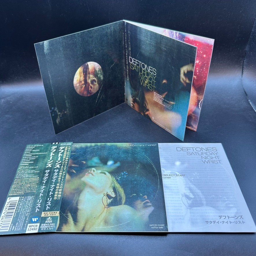 Deftones / Saturday Night Wrist First Edition 2006 Japan OBI CD