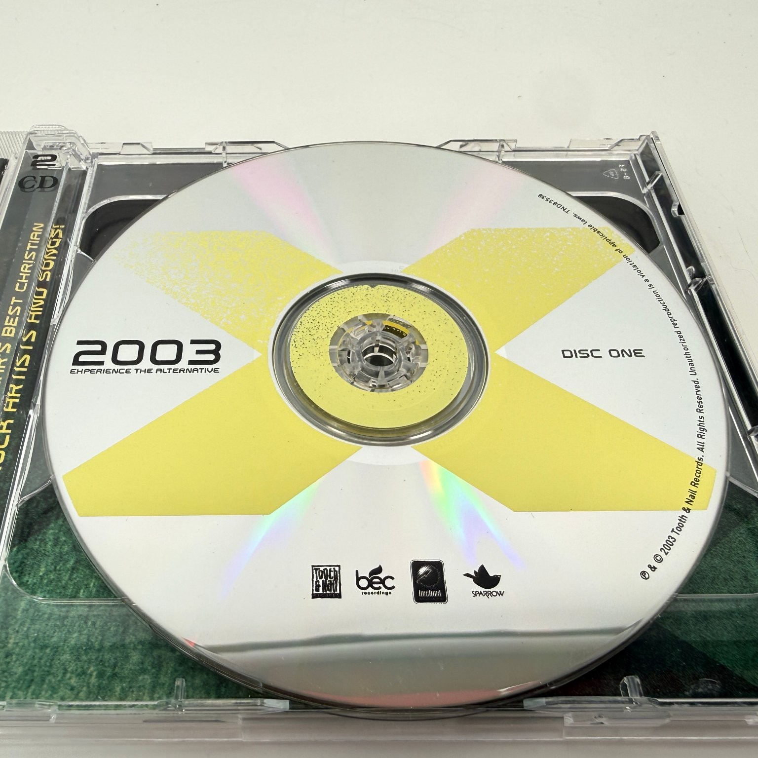 X 2003 Experience The Alternative 2xCD Compilation Christian Rock Tooth & Nail