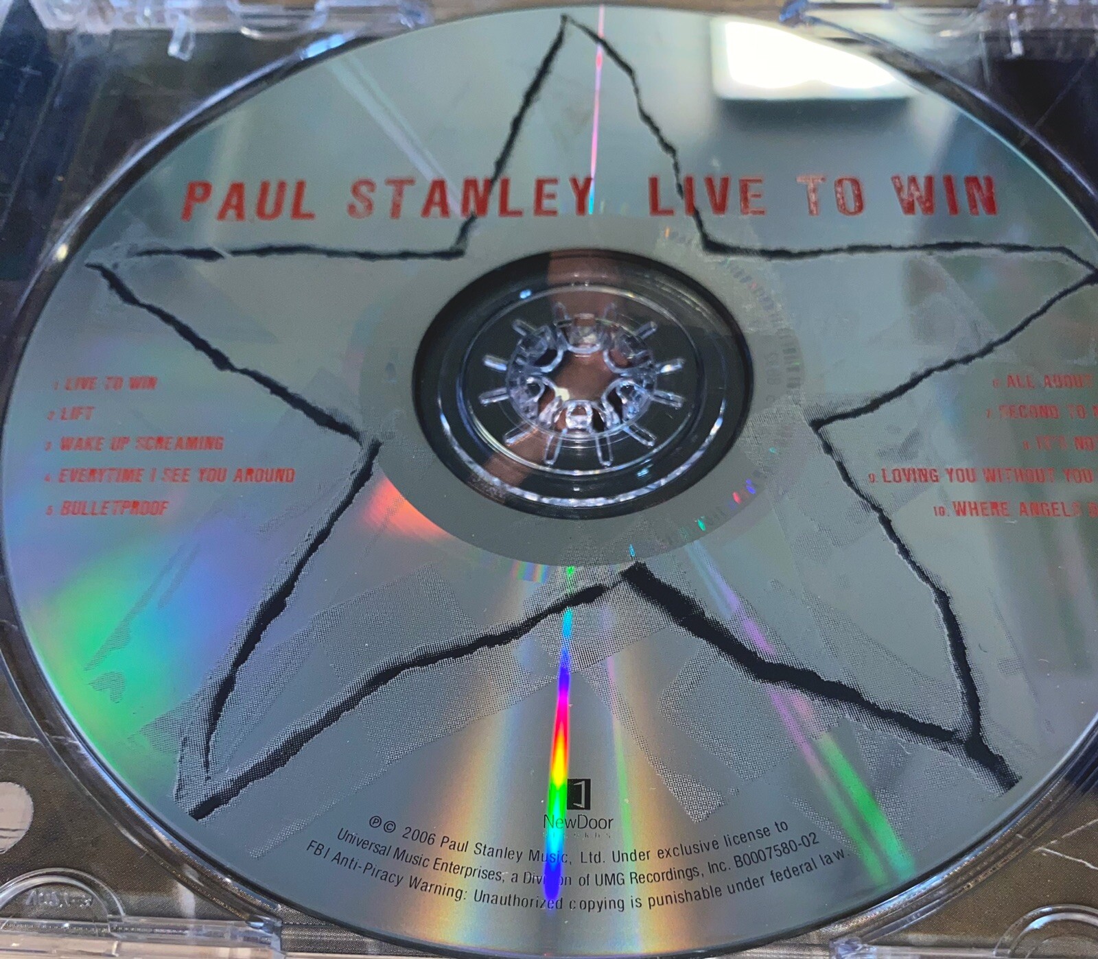 Kiss PROMO Cd Paul Stanley LIVE TO WIN Rare John 5 Bruce Kulick Desmond Child