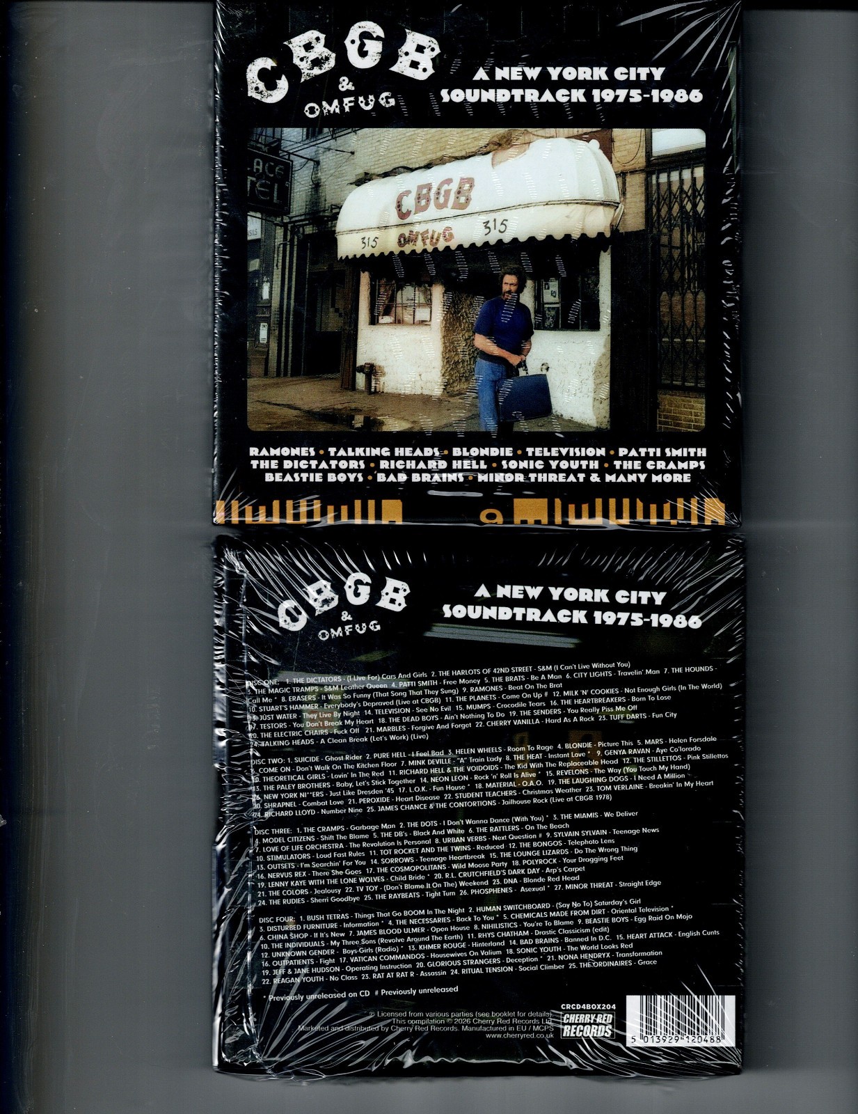 CBGB - A NYC SOUNDTRACK 1975-86 -VARIOUS (4CD 2026) NEW *101 TRACKS*