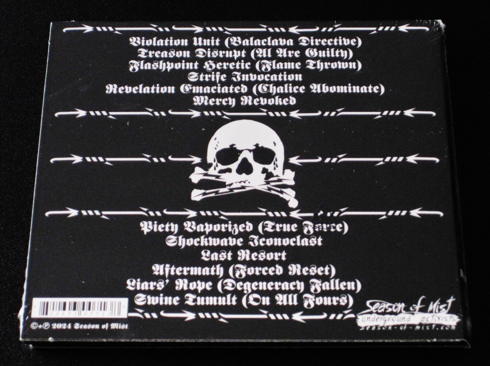 Revenge Violation Strife Abomination CD 2024 Season Of Mist SUA 156D Digipak NEW