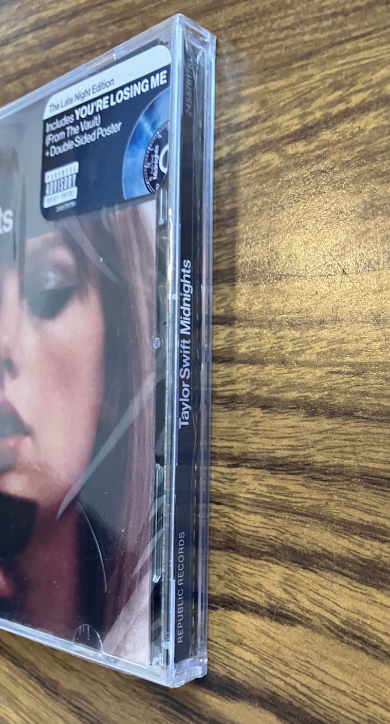Sealed Taylor Swift Midnights CD Late Night Edition Only Sold At NJ Eras Shows