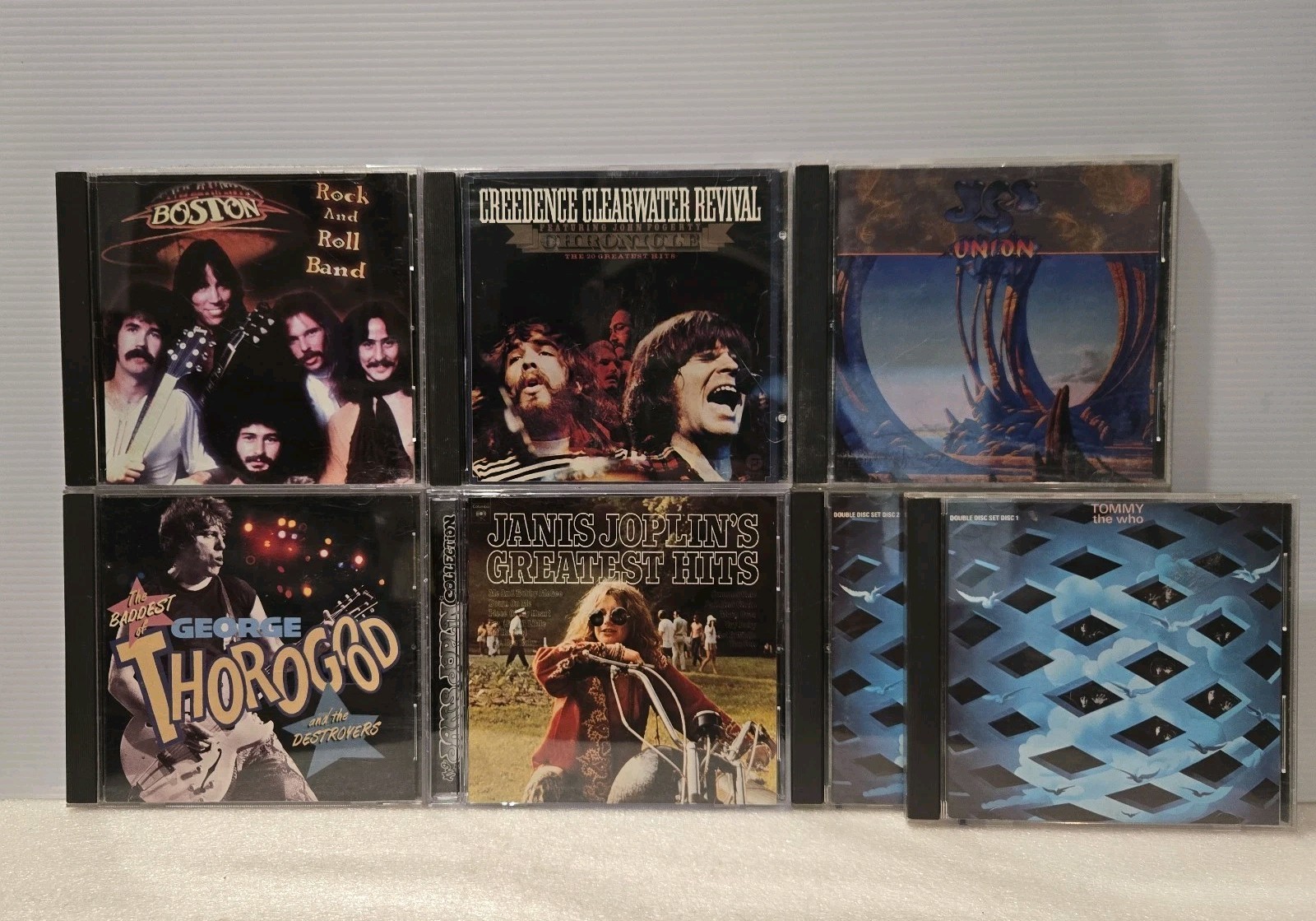 ROCK, CLASSIC ROCK, POP 6 CD LOT - SEE TITLES IN DESCRIPTION - CRCD14-4