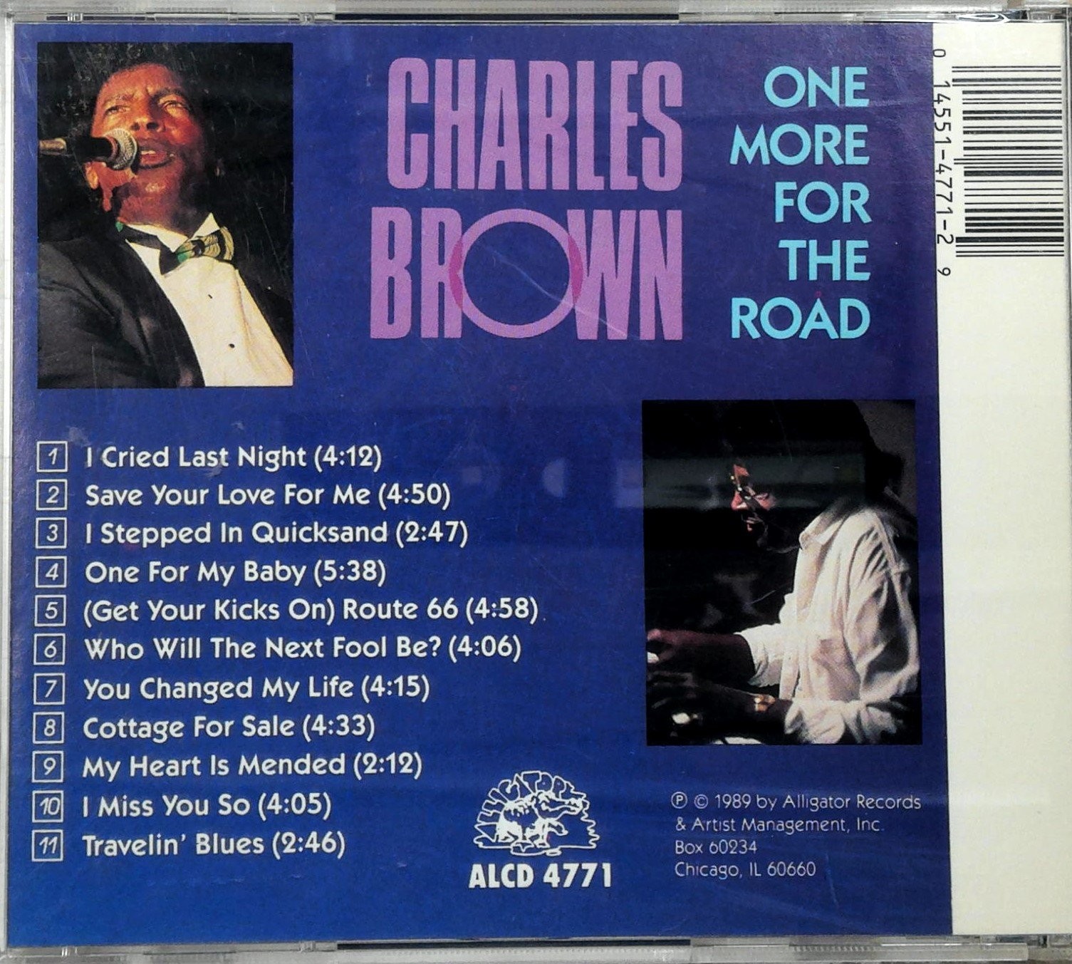 Charles Brown – One More For The Road CD 1989 Blues R&B Alligator Records