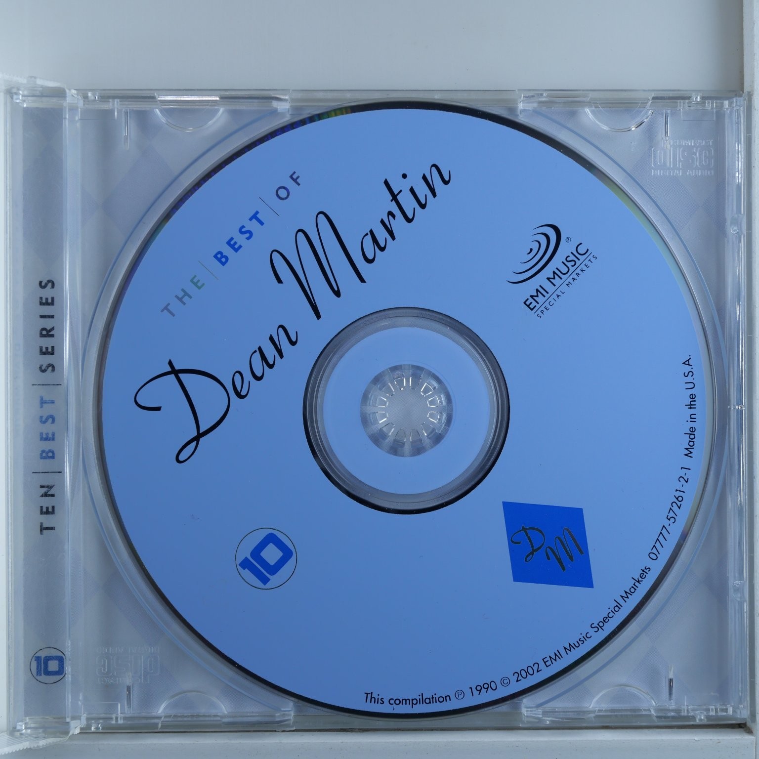 Dean Martin – The Best Of CD 2002 Ten Best Series Easy Listening Pop EMI