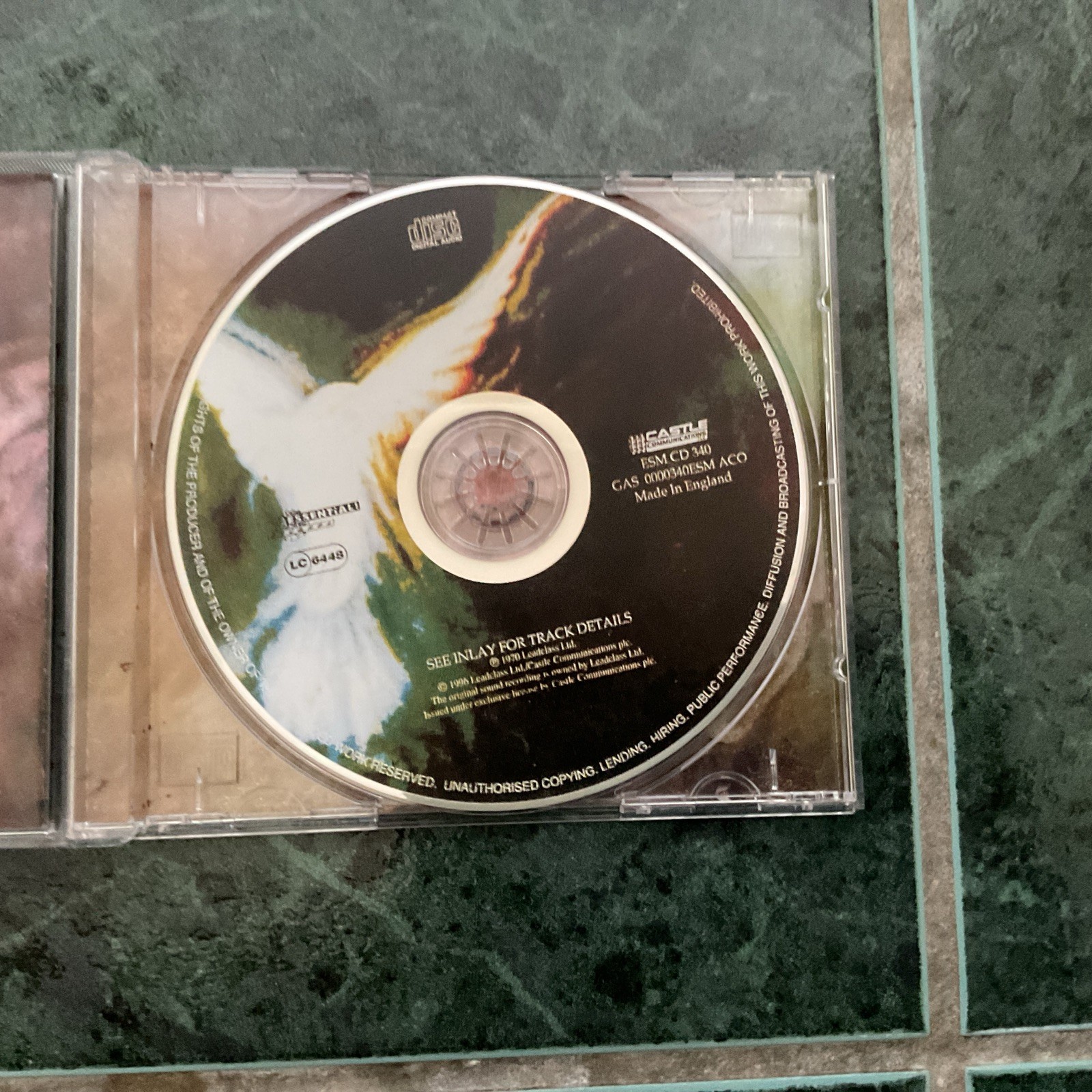 Emerson Lake and Palmer CD (Castle Communications ESM CD 340)