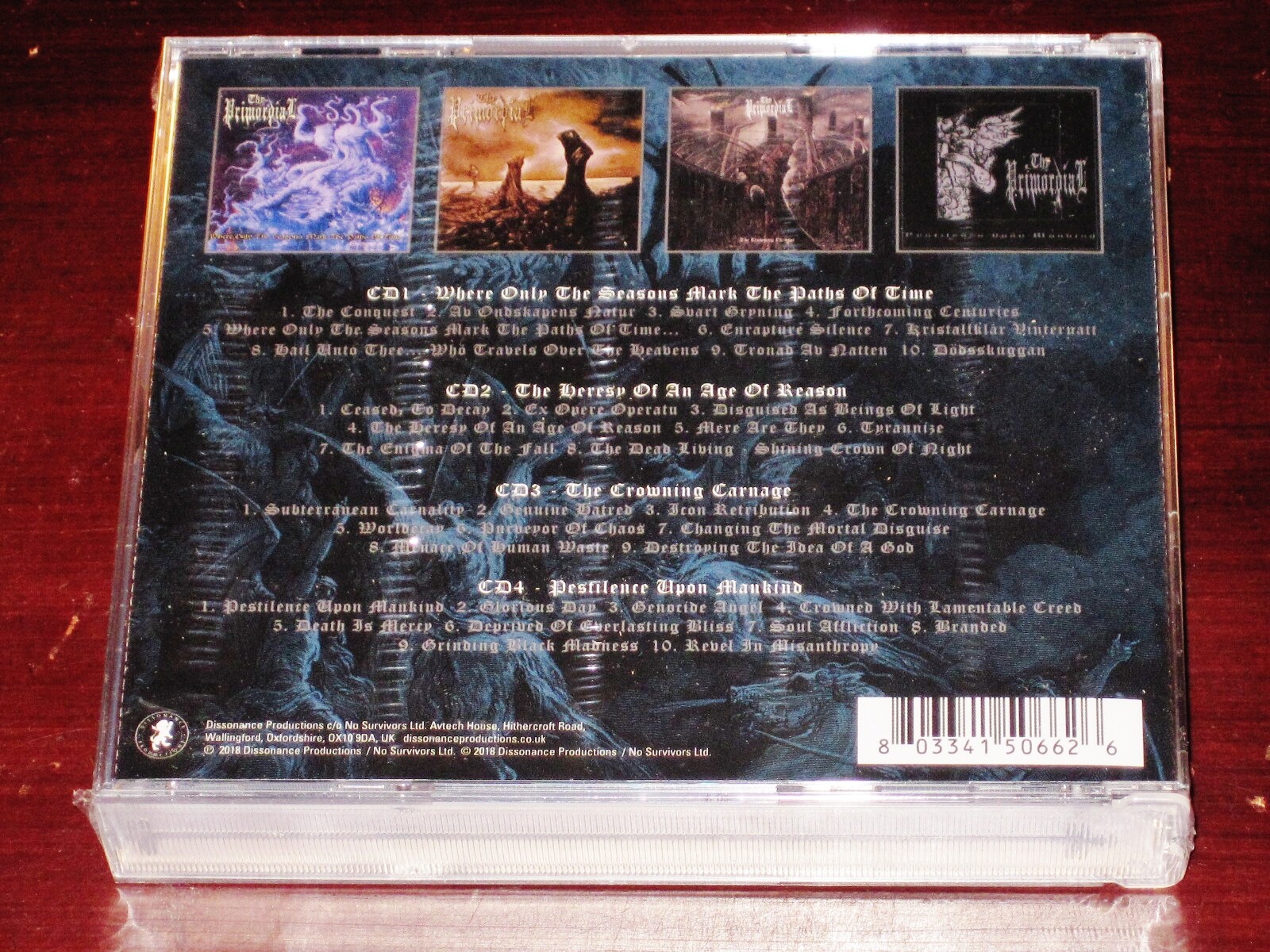 Thy Primordial: Blackend Years - Where Only, Heresy, Crowning 4 CD Box Set NEW