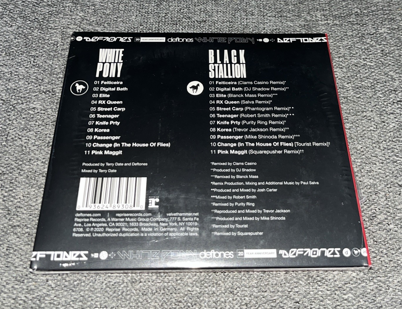 White Pony (20th Anniversary) by Deftones (New CD)⭐️Buy Any 3 Get 1 Free⭐️