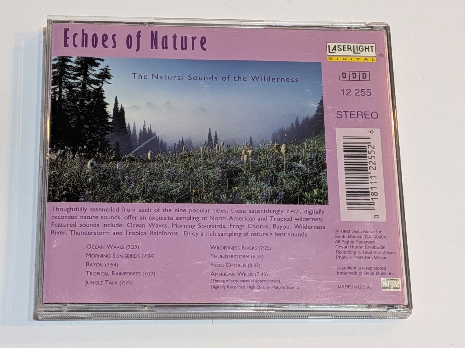 Echoes of Nature – Sampler CD 1993 Natural Sounds New Age LaserLight