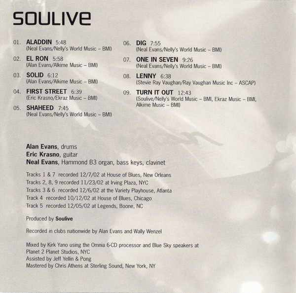Soulive - Soulive - CD, Album, Promo - Mint (M)