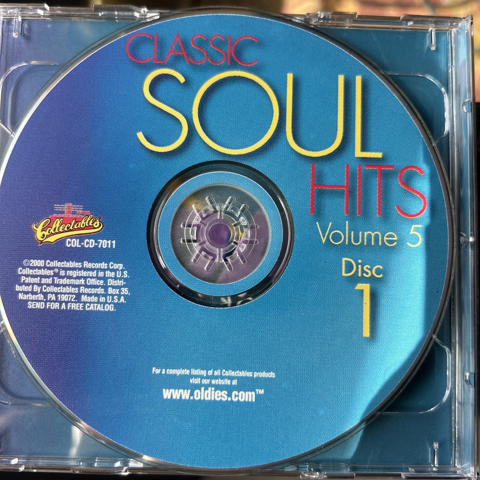 WDAS 105.3 FM Classic Soul Hits Volume 5 2-CD Set Collectables COL-7011 2000
