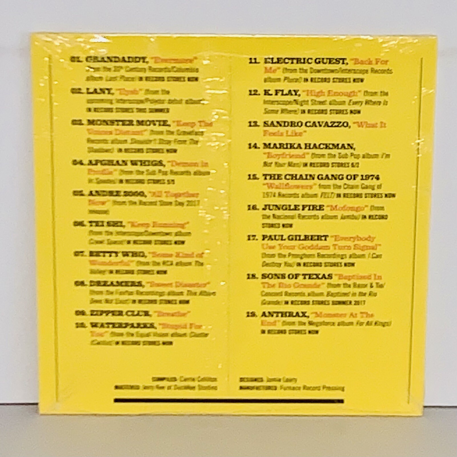 Factory Sealed Record Store Day Celebrating Indie Rock by Various Artists CD