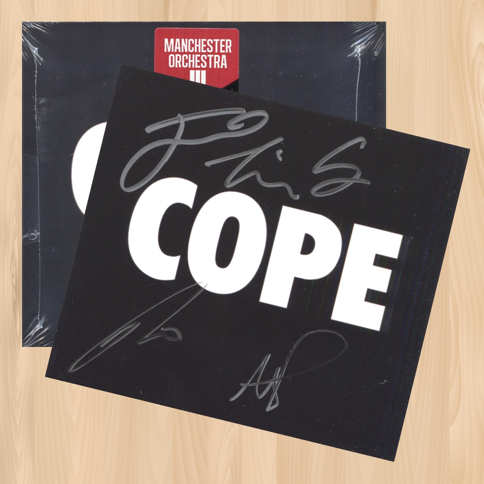AUTOGRAPHED---- MANCHESTER ORCHESTRA Cope CD Every Stone TOP NOTCH 0917