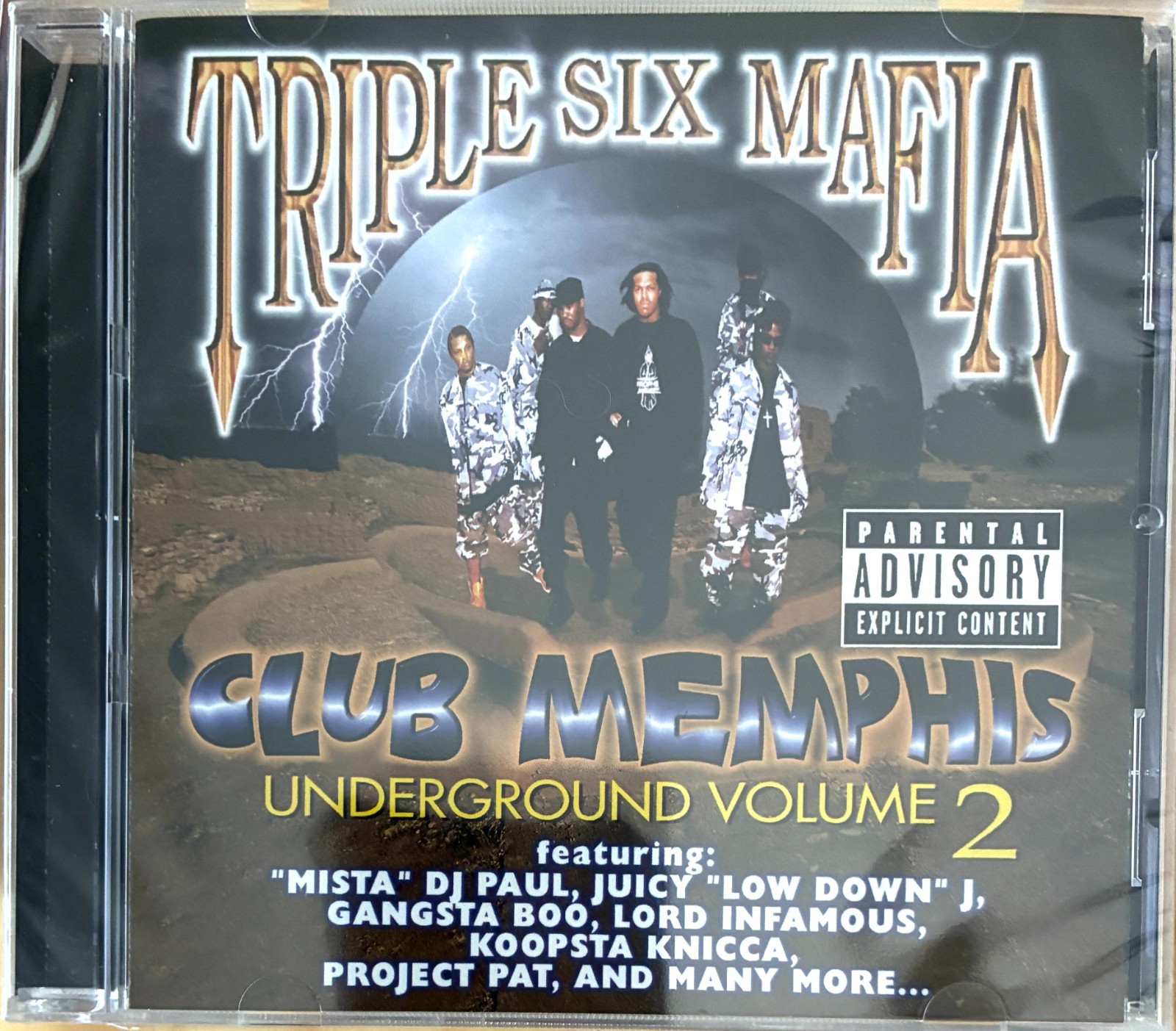 TRIPLE SIX MAFIA - Underground Vol. 1, Vol. 2 & Vol. 3 (Factory Sealed 3-CD Set)