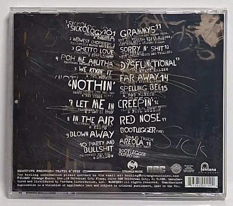 Tech N9ne Sickology 101 Collabos CD 2009 Excellent Condition EX Fast Shipping