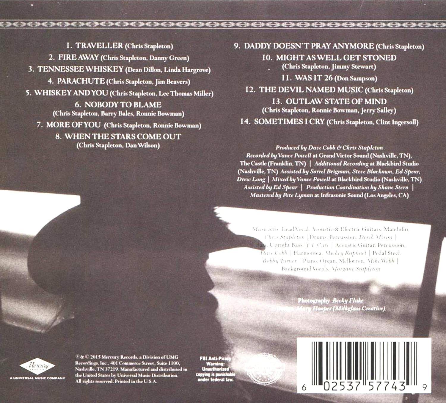 Chris Stapleton Collection - Higher / Traveller / Starting Over 3 CD Set