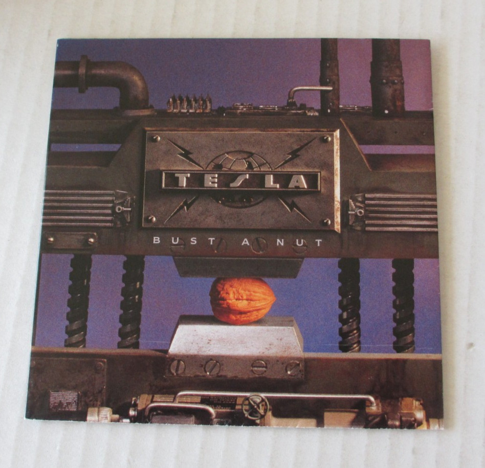 TESLA- BUST A NUT 1994 JAPAN CD 80s HAIR METAL GLAM POISON WARRANT MVCG-161