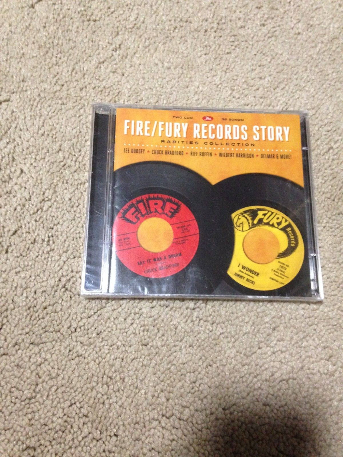 THE FIRE / FURY RECORDS STORY RARITIES COLLECTION CD NEW 2 CDS 36 SONGS