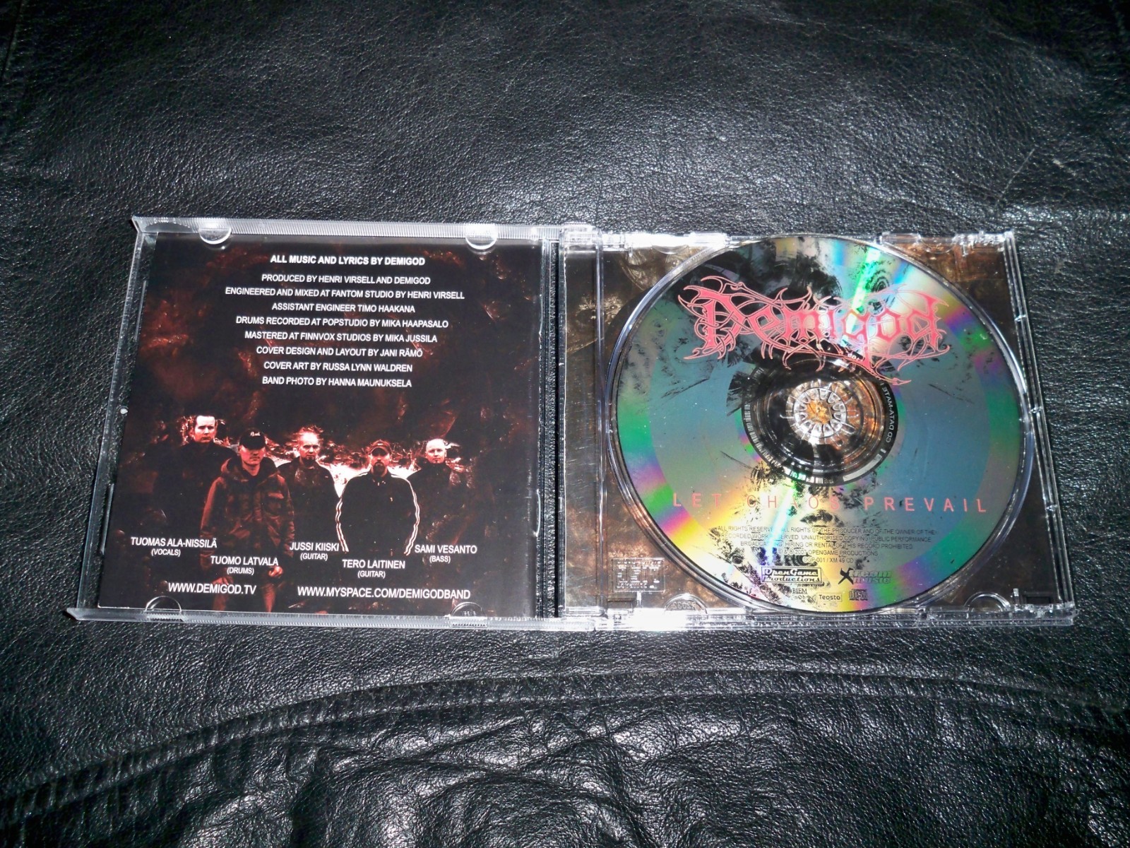 DEMIGOD Let Chaos Previal CD Finland DeathMetal IMPORT! RARE! 2007 OOP
