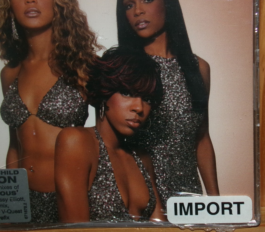 DESTINY'S CHILD EMOTION AUSTRALIA CD BOOTYLICIOUS SURVIVOR REMIXES
