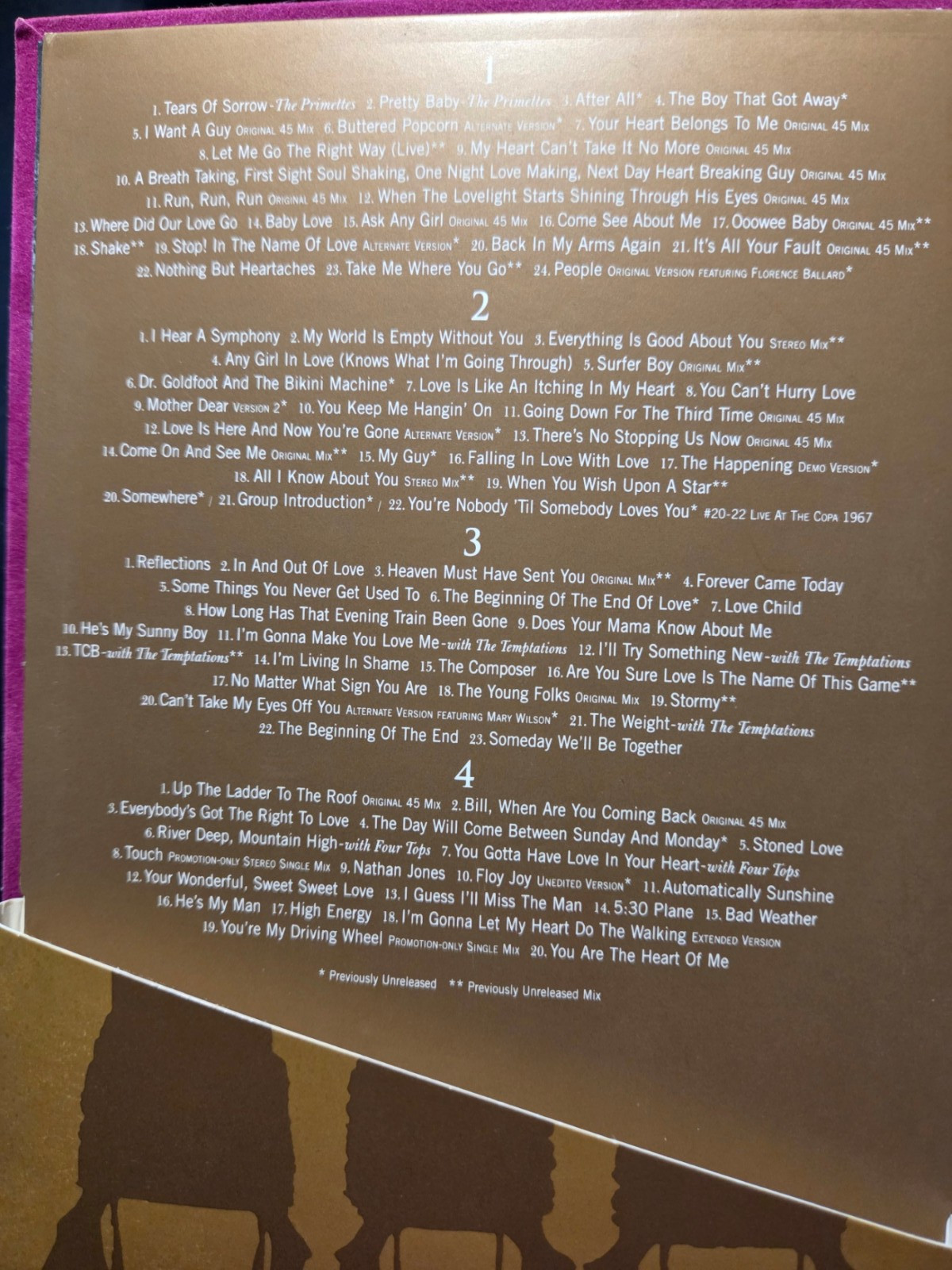 Diana Ross and the Supremes Velvet (4 CD Box Set + Live Disc) 76 Page Booklet