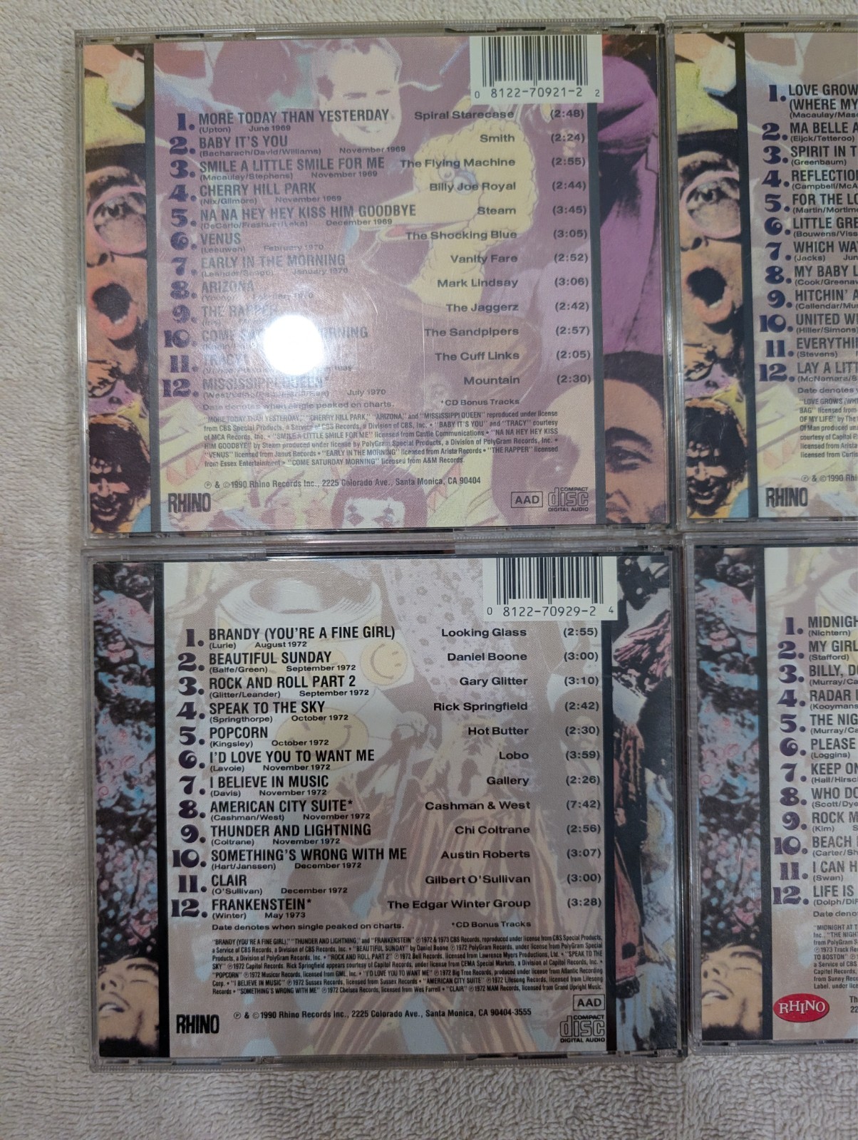 Super Hits of the 70s Have a Nice Day Vol 1 2 4 9 13 14 - 6 CD Lot Pilot 10cc