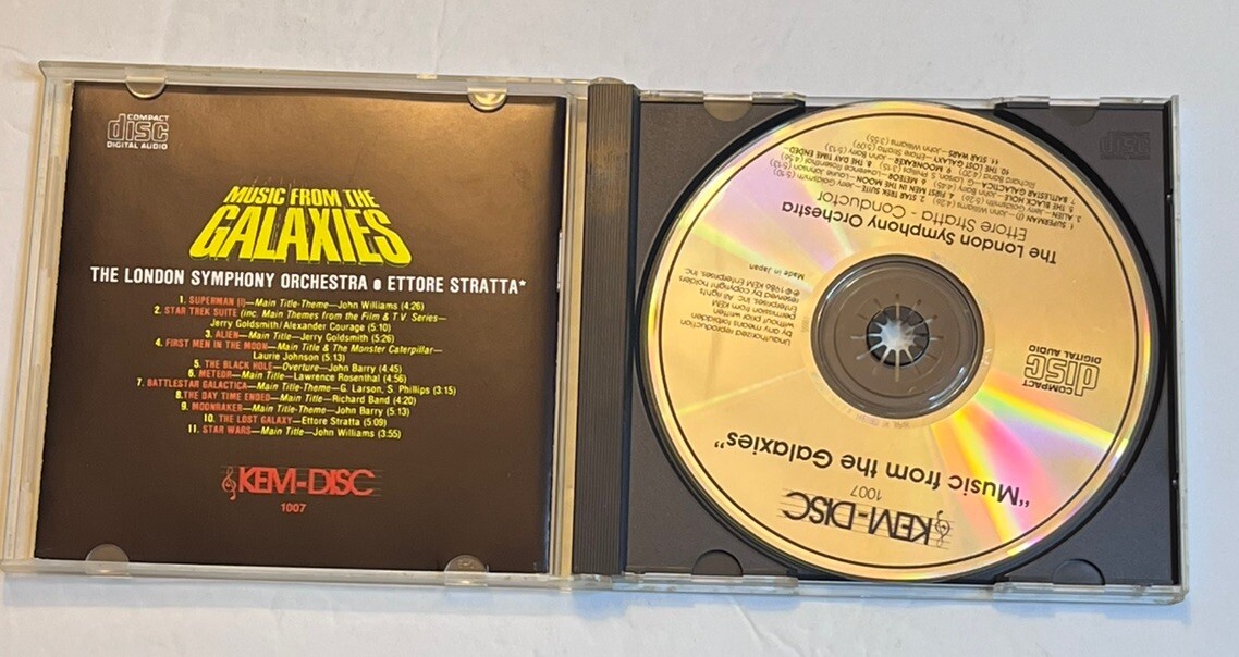 Music From The Galaxies CD 1985 KEM Tested