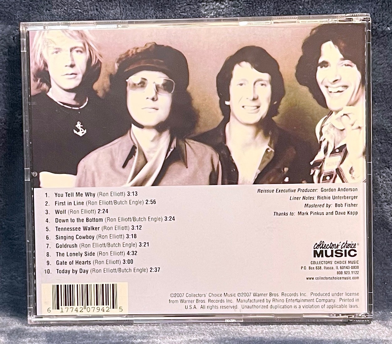 THE BEAU BRUMMELS 1975 self-titled album on CD Collectors' Choice Music VG+