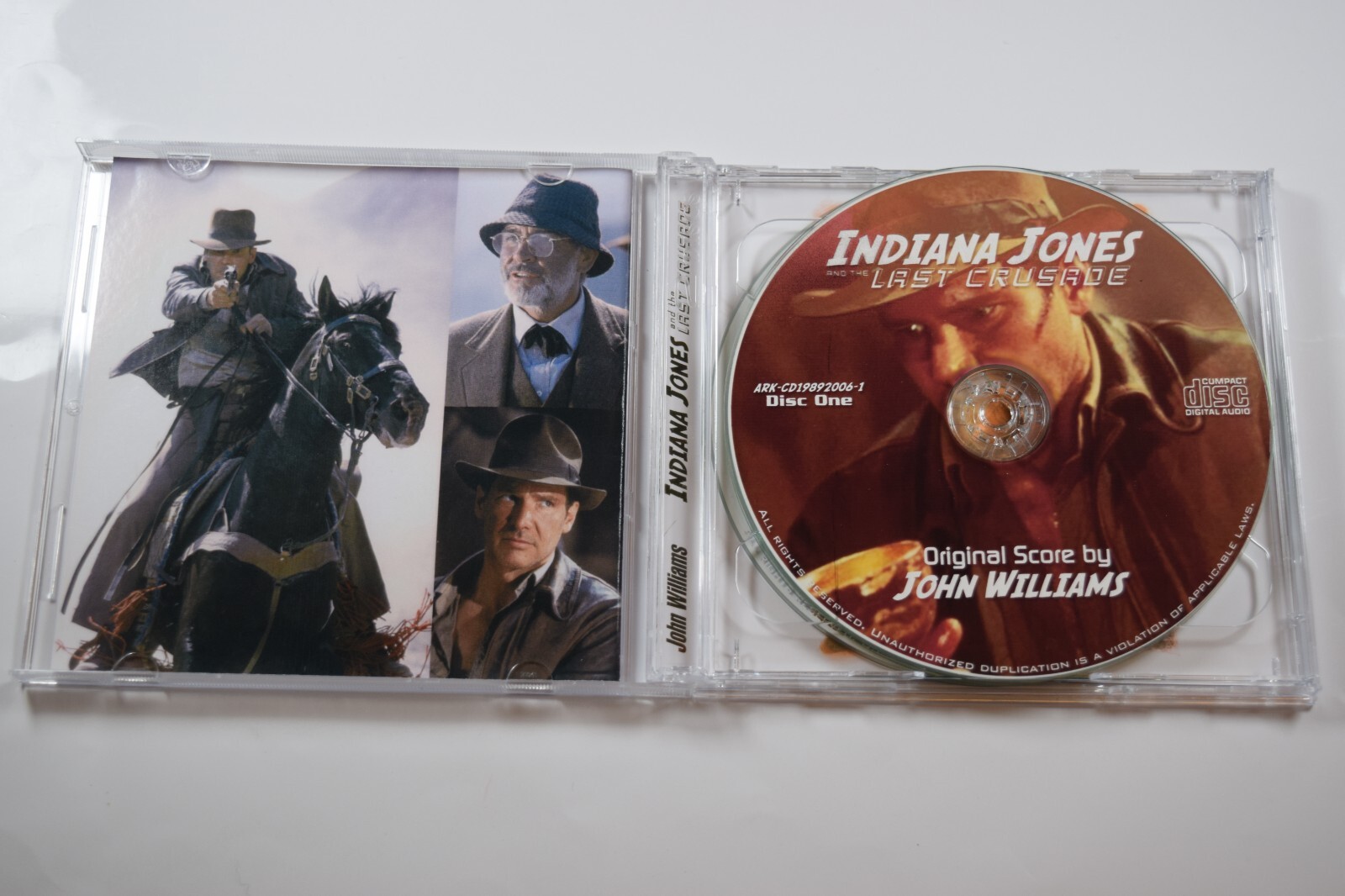 Indiana Jones and the Last Crusade Soundtrack 3-CD Set PROMO 1989 61 tracks
