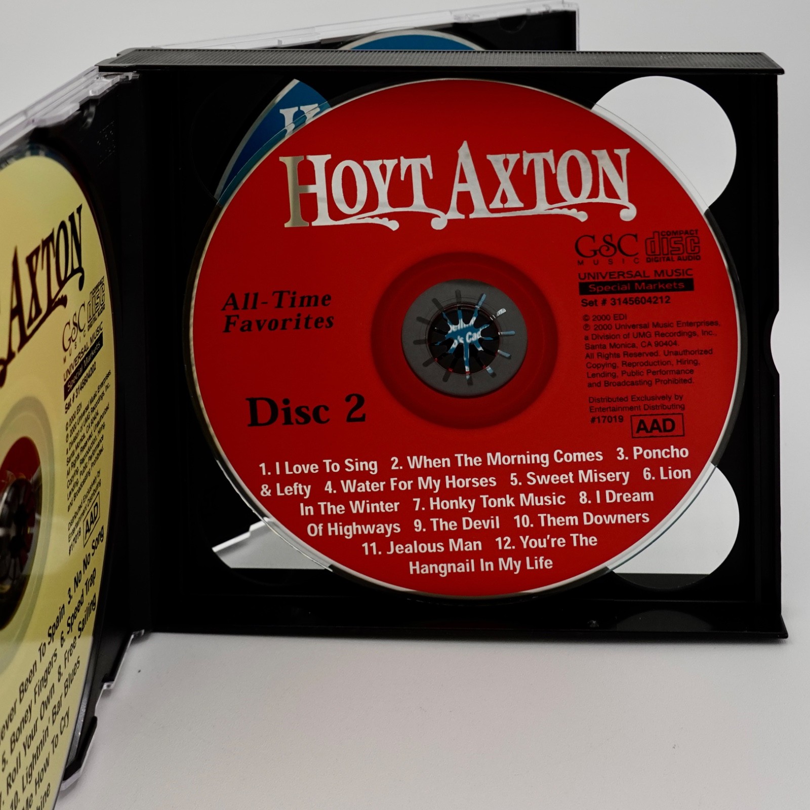 Hoyt Axton 3 CD Set 36 Al-Time Greatest Hits 2000 Universal Music Enterprises
