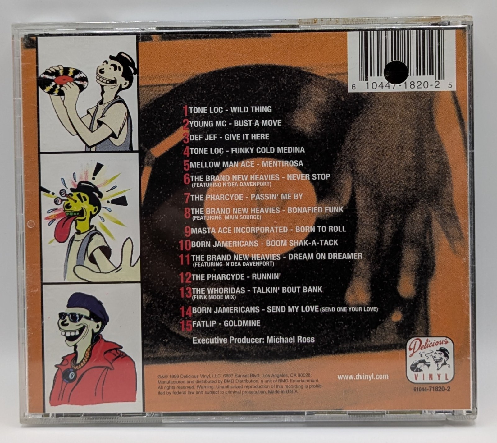 Delicious Vinyl Waxing Off The First Decade CD 1999 Various Artist